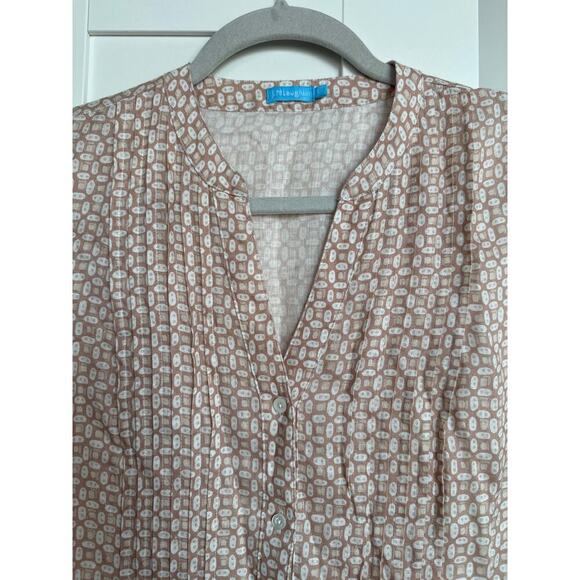 J.McLaughlin Women’s Linen Riviera Pintuck Dress, Size Small, Like New Condition - Picture 2 of 7